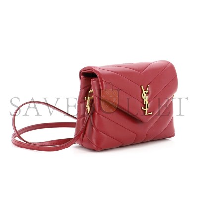 YSL TOY LOULOU LEATHER SHOULDER BAG 467072655329 (20*14*7cm)