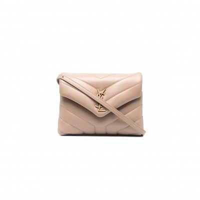 YSL TOY LOULOU LEATHER SHOULDER BAG 678401DV7072721 (20*14*7cm)