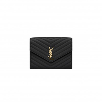 YSL CASSANDRE MATELASSÉ FLAP POUCH IN LAMBSKIN 759533AAA441000 (21*16*3cm)