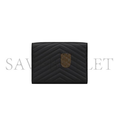 YSL CASSANDRE MATELASSÉ FLAP POUCH IN LAMBSKIN 759533AAA441000 (21*16*3cm)
