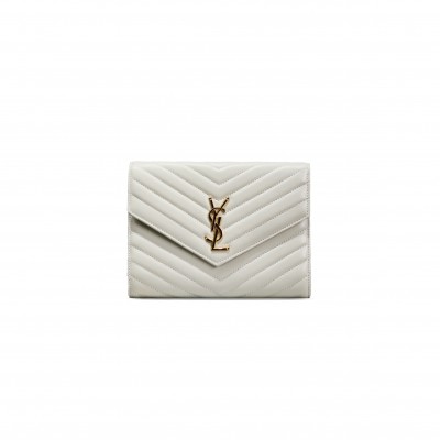 YSL CASSANDRE MATELASSÉ FLAP POUCH IN LAMBSKIN 617662500426 (21*16*3cm)