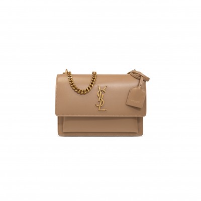 YSL SUNSET MEDIUM IN SMOOTH LEATHER 442906D420W2646 (22*16*6.5cm)