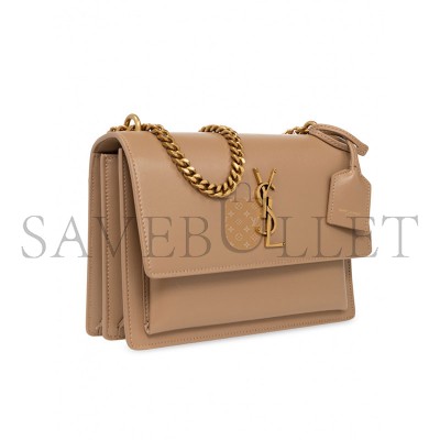YSL SUNSET MEDIUM IN SMOOTH LEATHER 442906D420W2646 (22*16*6.5cm)
