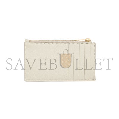 YSL CASSANDRE MATELASSÉ FRAGMENTS CARD CASE IN GRAIN DE POUDRE LEATHER 607915BOW019207 (13*8*2cm)