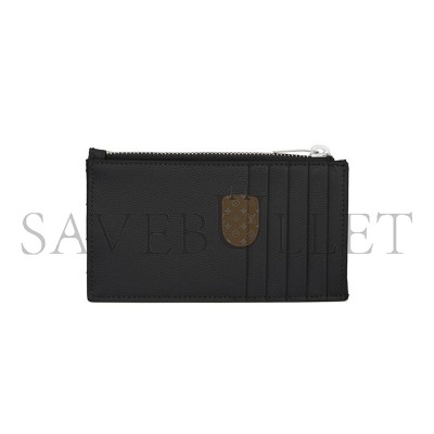 YSL CASSANDRE MATELASSÉ FRAGMENTS CARD CASE IN GRAIN DE POUDRE LEATHER 607915BOW021000 (13*8*2cm)