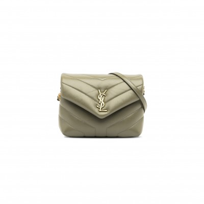 YSL TOY LOULOU SHOULDER BAG IN QUILTED LEATHER 457072500461 (20*14*7cm)