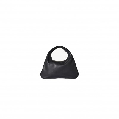 THE ROW SMALL EVERYDAY SHOULDER BAG IN LEATHER BLACK W1279L97BLPL (36*20*3cm)