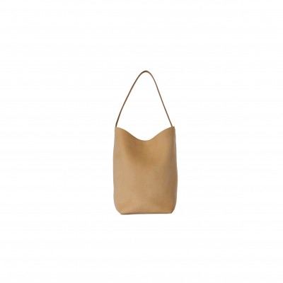 THE ROW SMALL PARK TOTE BAG IN NUBUCK CROISSANT W1314L87CRO (25*22*12cm)