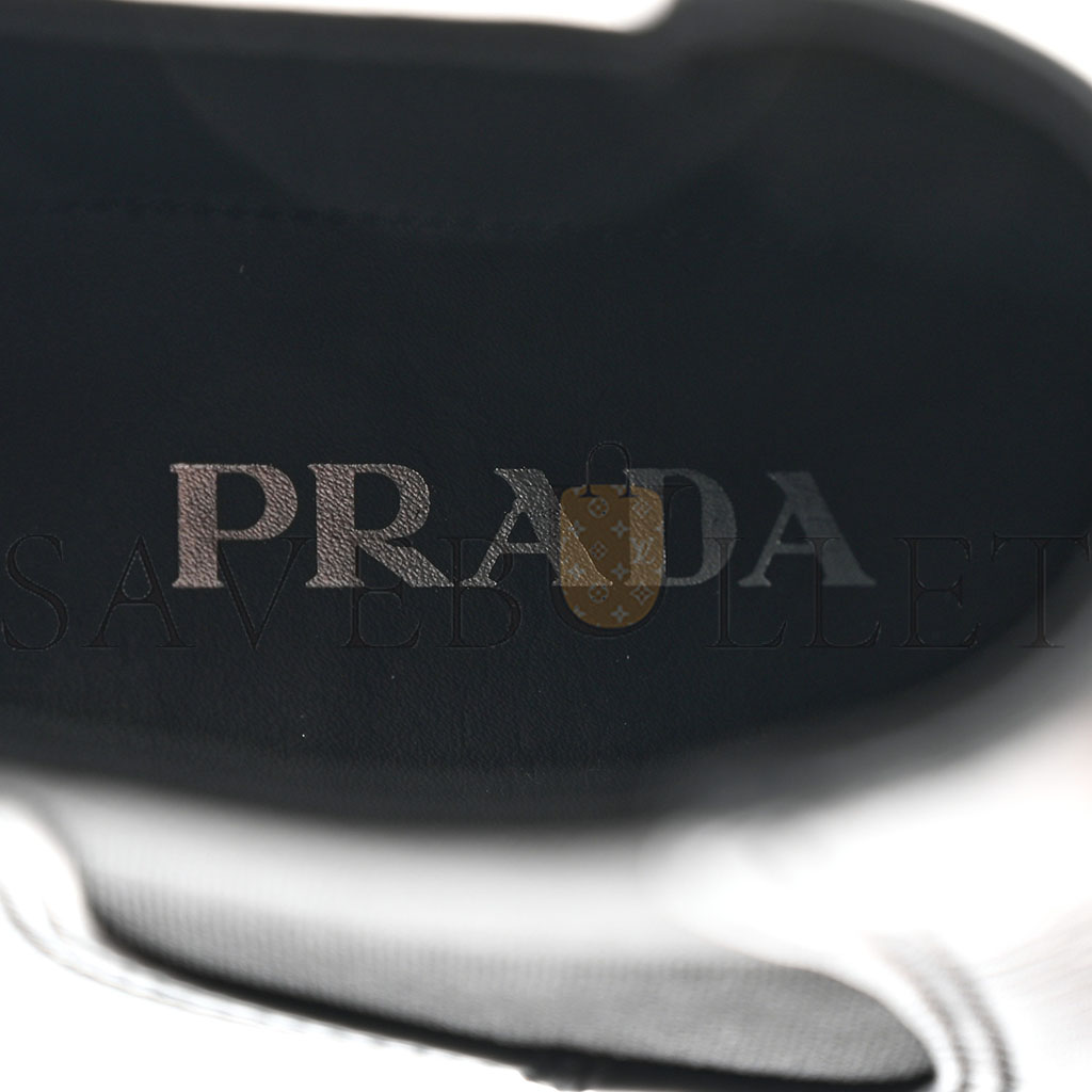 PRADA VITELLO MONTANA LUG SOLE CHELSEA 55MM BOOTS 36 BLACK PRADA VITELLO MONTANA LUG SOLE CHELSEA 55MM BOOTS 36 BLACK