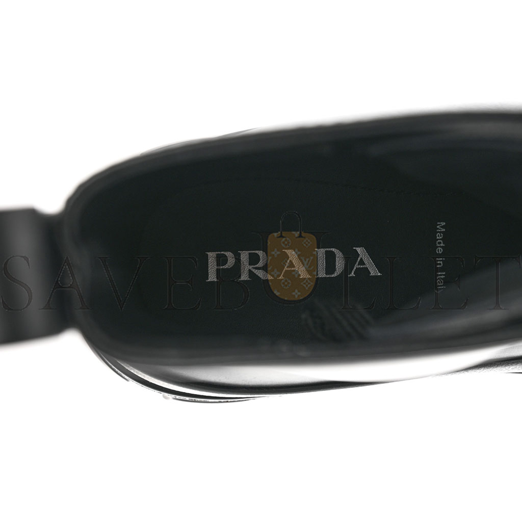 PRADA VITELLO MENS LUG SOLE 45MM COMBAT BOOTS 9 BLACK PRADA VITELLO MENS LUG SOLE 45MM COMBAT BOOTS 9 BLACK