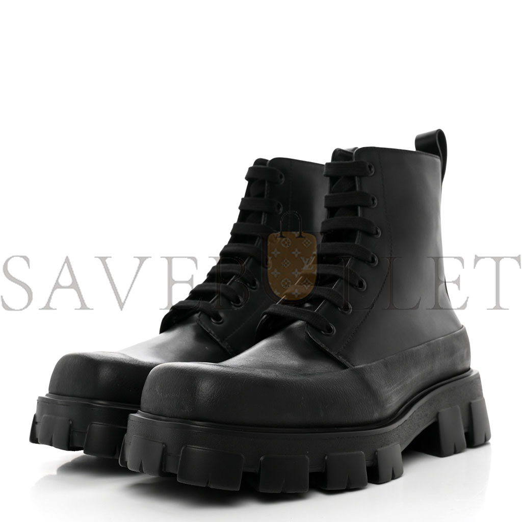 PRADA VITELLO MENS LUG SOLE 45MM COMBAT BOOTS 9 BLACK PRADA VITELLO MENS LUG SOLE 45MM COMBAT BOOTS 9 BLACK