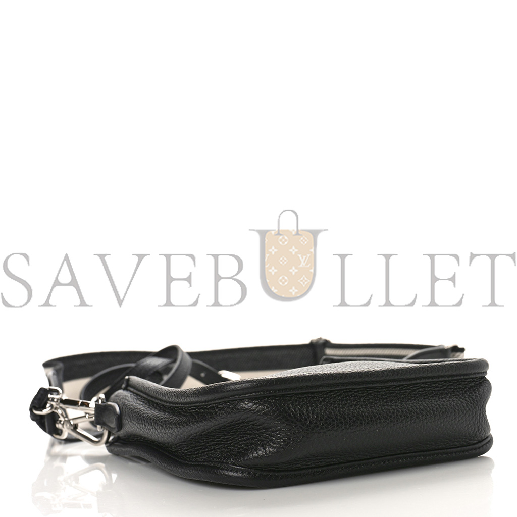 PRADA VITELLO DAINO SOFT MINI SHOULDER BAG BLACK (20*20*8cm) PRADA VITELLO DAINO SOFT MINI SHOULDER BAG BLACK (20*20*8cm)