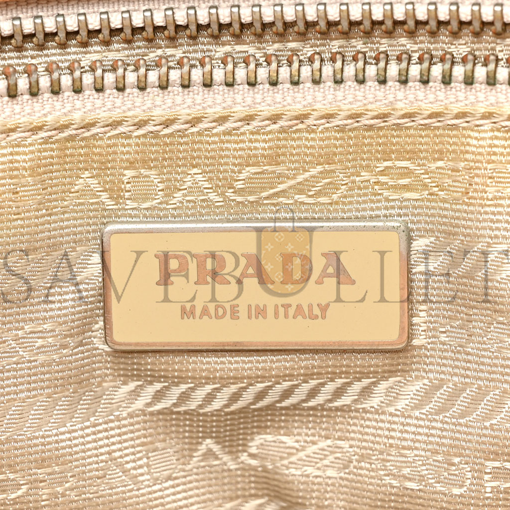 PRADA VITELLO DAINO SHOULDER BAG SUGHERO (36*25*15cm) PRADA VITELLO DAINO SHOULDER BAG SUGHERO (36*25*15cm)