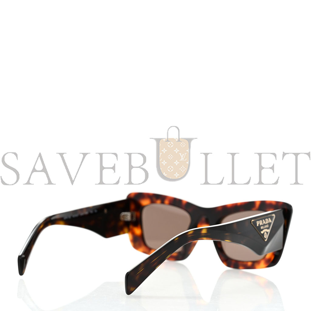 PRADA ACETATE SYMBOLE SUNGLASSES SPR 13Z HAVANA PRADA ACETATE SYMBOLE SUNGLASSES SPR 13Z HAVANA