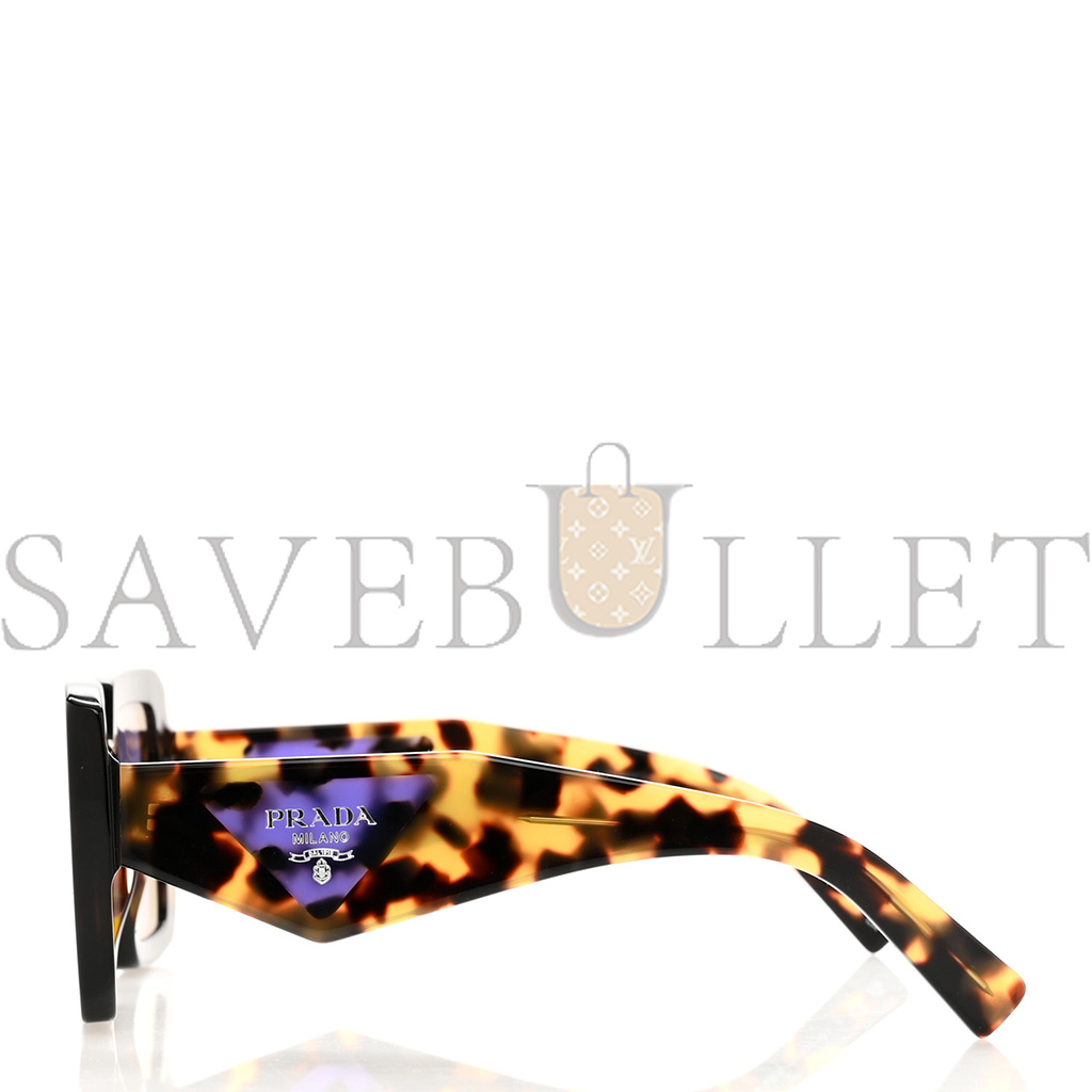 PRADA ACETATE SYMBOLE SUNGLASSES SPR 23Y TORTOISE PRADA ACETATE SYMBOLE SUNGLASSES SPR 23Y TORTOISE