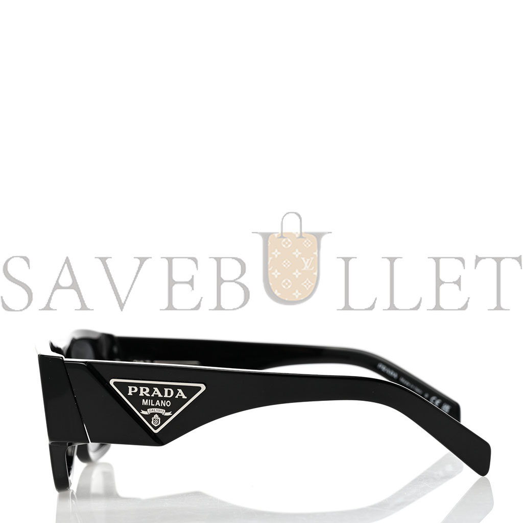 PRADA ACETATE SYMBOLE SUNGLASSES SPR 10Z BLACK PRADA ACETATE SYMBOLE SUNGLASSES SPR 10Z BLACK