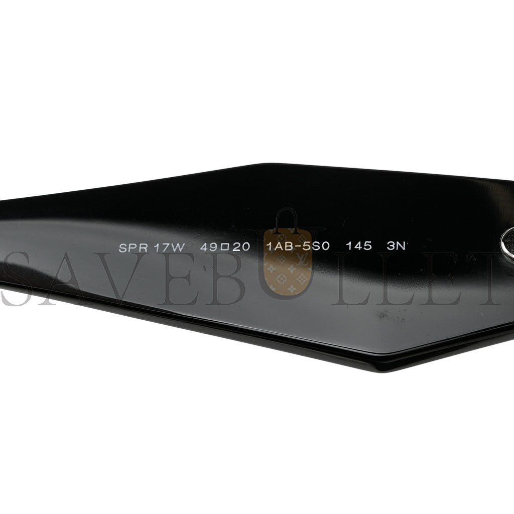 PRADA ACETATE SYMBOLE SUNGLASSES SPR 17W BLACK PRADA ACETATE SYMBOLE SUNGLASSES SPR 17W BLACK