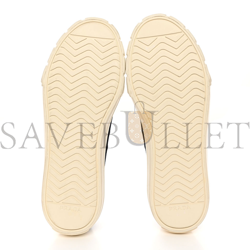 PRADA CANVAS TRIANGLE LOGO WHEEL 35MM SNEAKERS 42 NAVY PRADA CANVAS TRIANGLE LOGO WHEEL 35MM SNEAKERS 42 NAVY