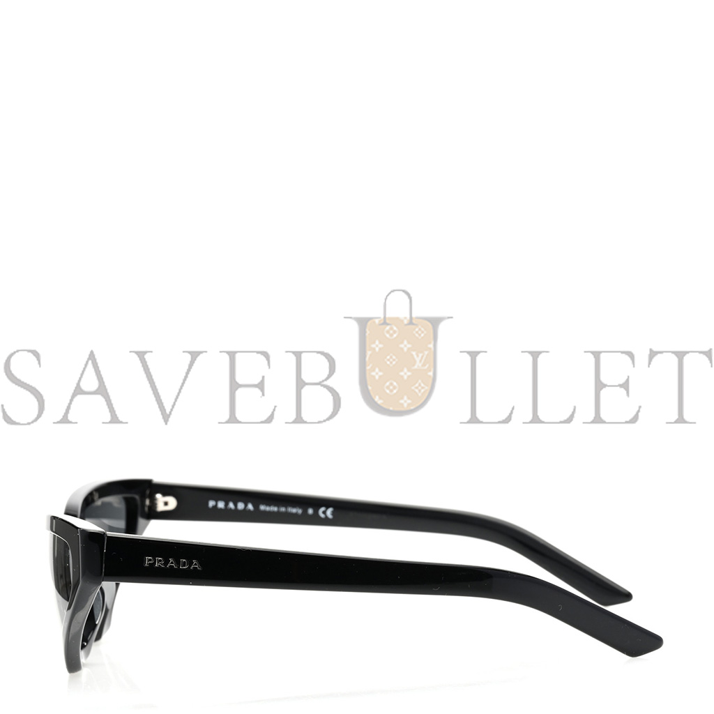 PRADA CAT EYE SUNGLASSES SPR 12V BLACK PRADA CAT EYE SUNGLASSES SPR 12V BLACK