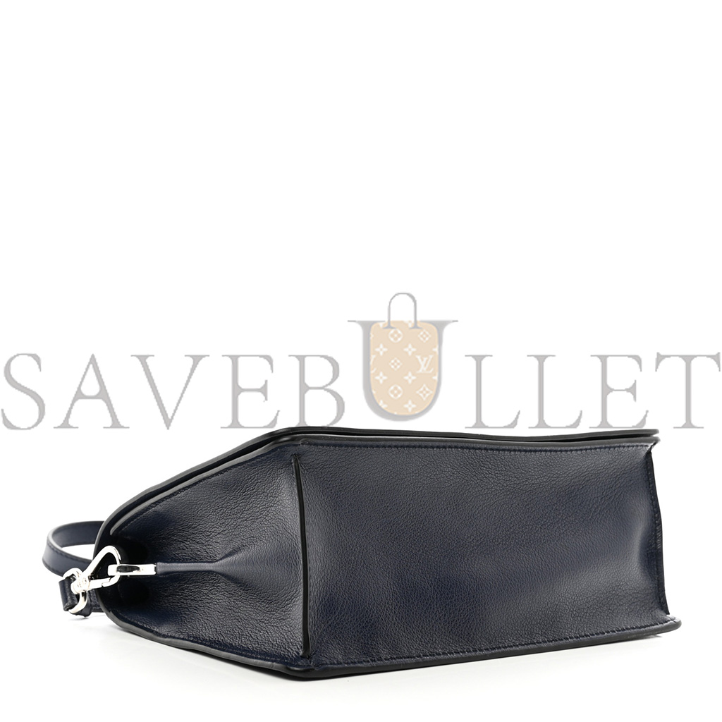 PRADA GLACE CALF SHOULDER BAG BALTICO (23*17*9cm) PRADA GLACE CALF SHOULDER BAG BALTICO (23*17*9cm)