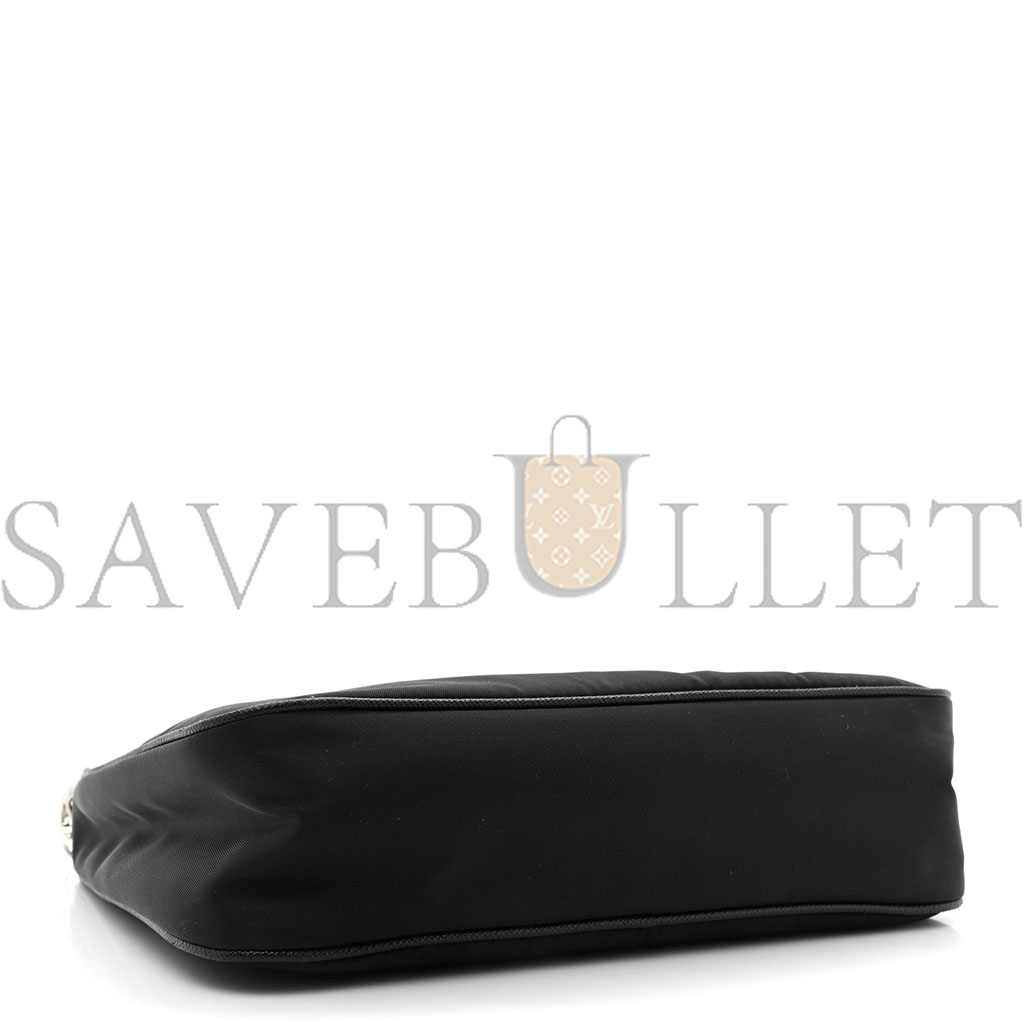 PRADA NYLON RE-EDITION 2005 SHOULDER BAG BLACK (23*13*7cm) PRADA NYLON RE-EDITION 2005 SHOULDER BAG BLACK (23*13*7cm)