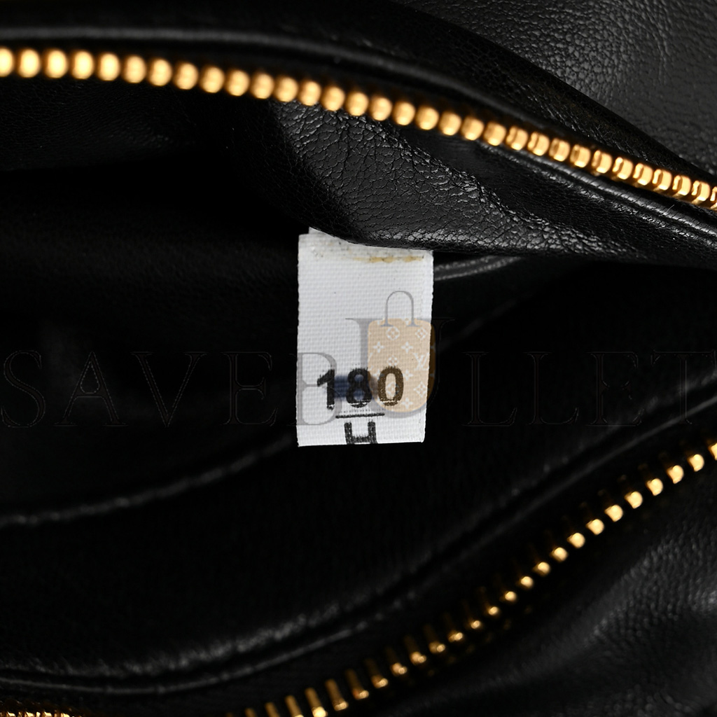 PRADA NAPPA PADDED SYSTEM PATCHWORK BAG BLACK (31*20*8cm) PRADA NAPPA PADDED SYSTEM PATCHWORK BAG BLACK (31*20*8cm)
