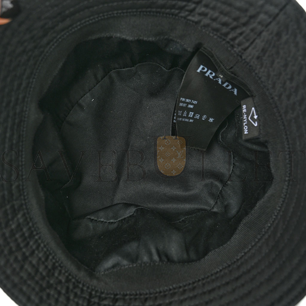 PRADA RE-NYLON BUCKET HAT S BLACK PRADA RE-NYLON BUCKET HAT S BLACK