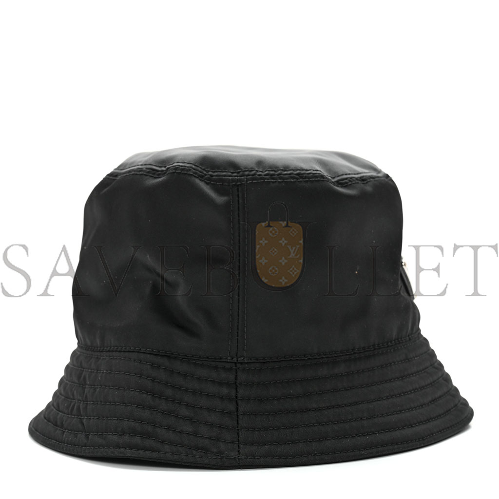 PRADA RE-NYLON BUCKET HAT S BLACK PRADA RE-NYLON BUCKET HAT S BLACK