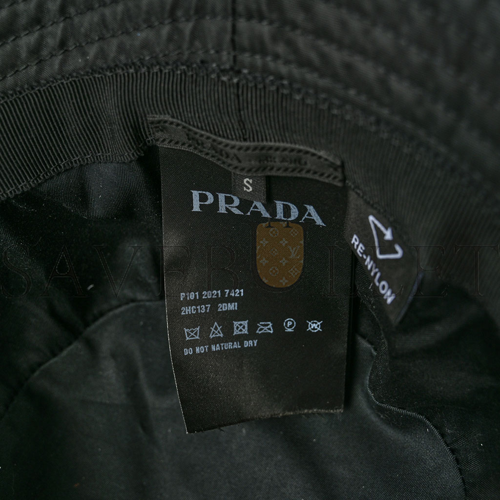 PRADA RE-NYLON BUCKET HAT S BLACK PRADA RE-NYLON BUCKET HAT S BLACK