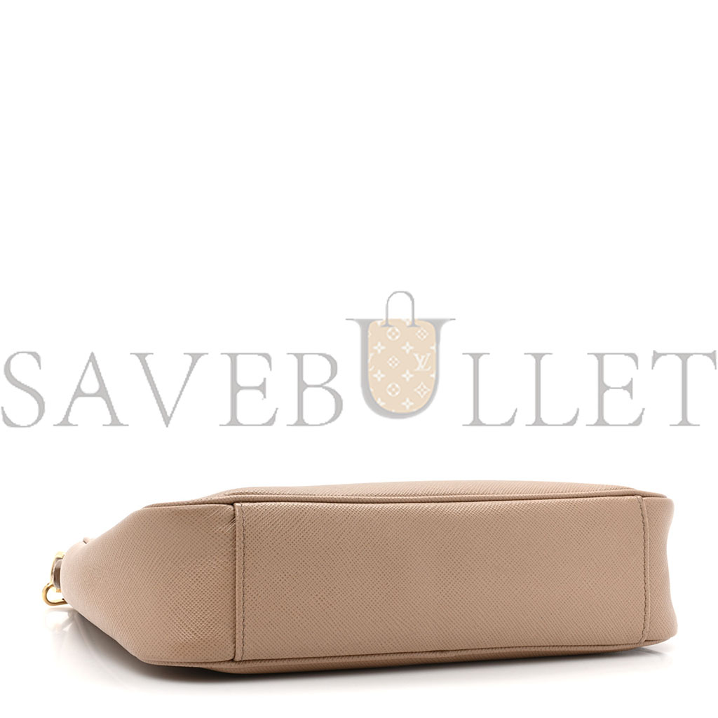 PRADA SAFFIANO RE-EDITION 2005 SHOULDER BAG CAMMEO BEIGE (22*12*6cm) PRADA SAFFIANO RE-EDITION 2005 SHOULDER BAG CAMMEO BEIGE (22*12*6cm)