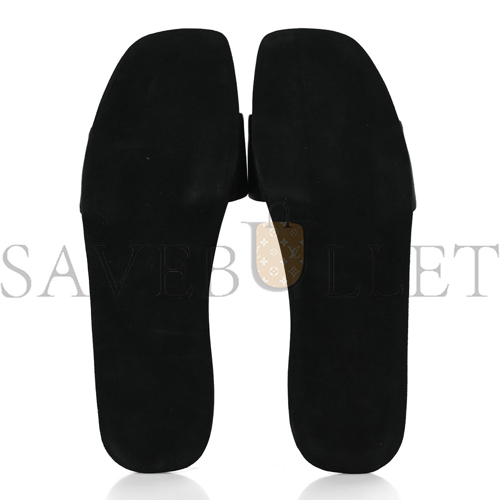 PRADA SATIN TRAVEL SLIDE SANDALS M 37.5 38.5 BLACK PRADA SATIN TRAVEL SLIDE SANDALS M 37.5 38.5 BLACK