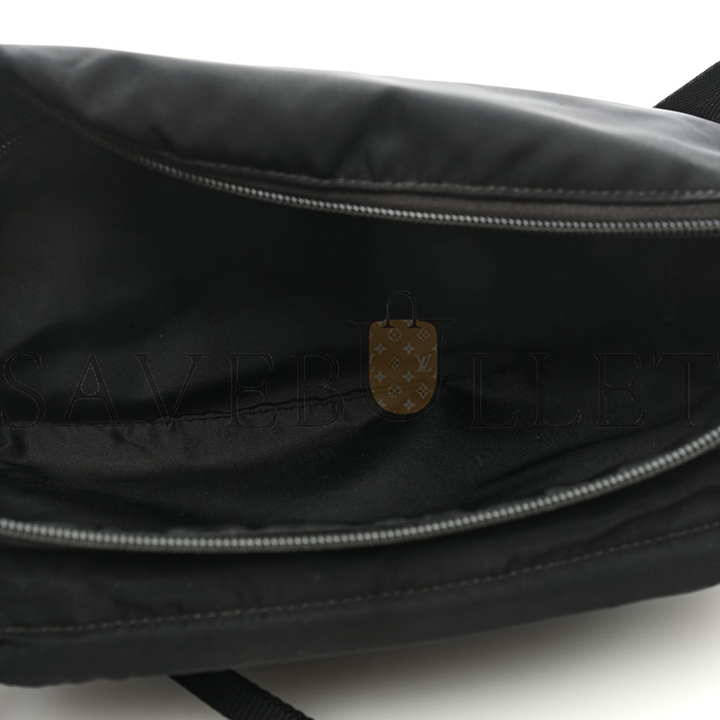 PRADA TESSUTO NYLON MONTAGNA BELT BAG BLACK (33*13*6cm) PRADA TESSUTO NYLON MONTAGNA BELT BAG BLACK (33*13*6cm)