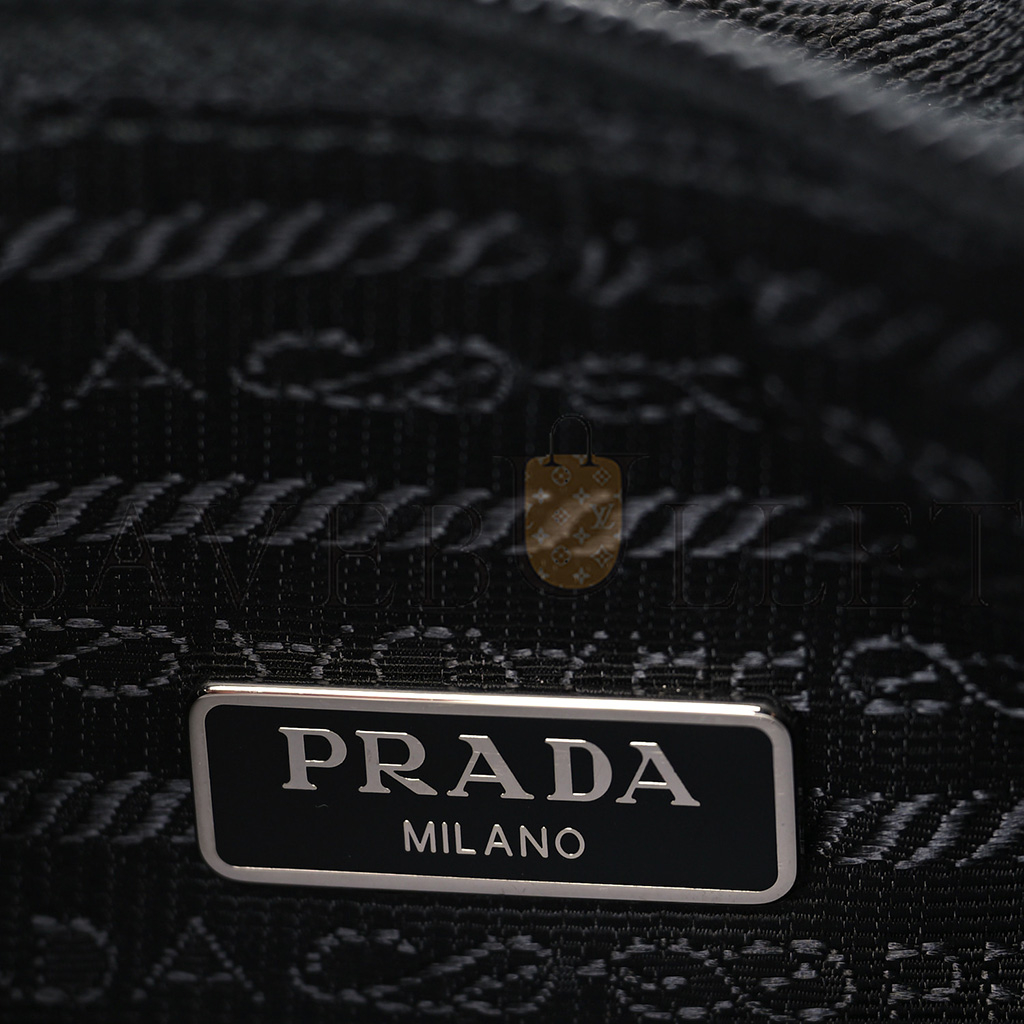 PRADA TESSUTO NYLON MINI RE-EDITION 2000 BAG BLACK (22*13*5cm) PRADA TESSUTO NYLON MINI RE-EDITION 2000 BAG BLACK (22*13*5cm)