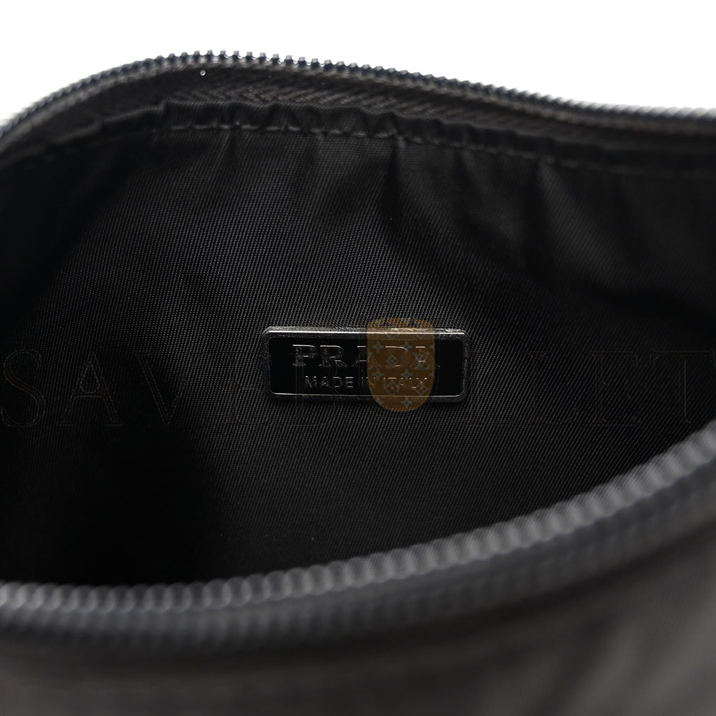 PRADA TESSUTO NYLON SPORT MINI SHOULDER BAG BLACK (20*18*6cm) PRADA TESSUTO NYLON SPORT MINI SHOULDER BAG BLACK (20*18*6cm)