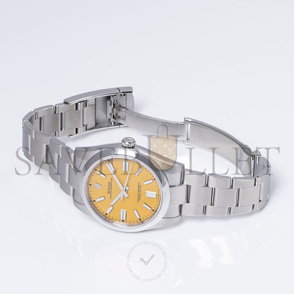 ROLEX OYSTER PERPETUAL STAINLESS STEEL AUTOMATIC WATCH 124300-0004