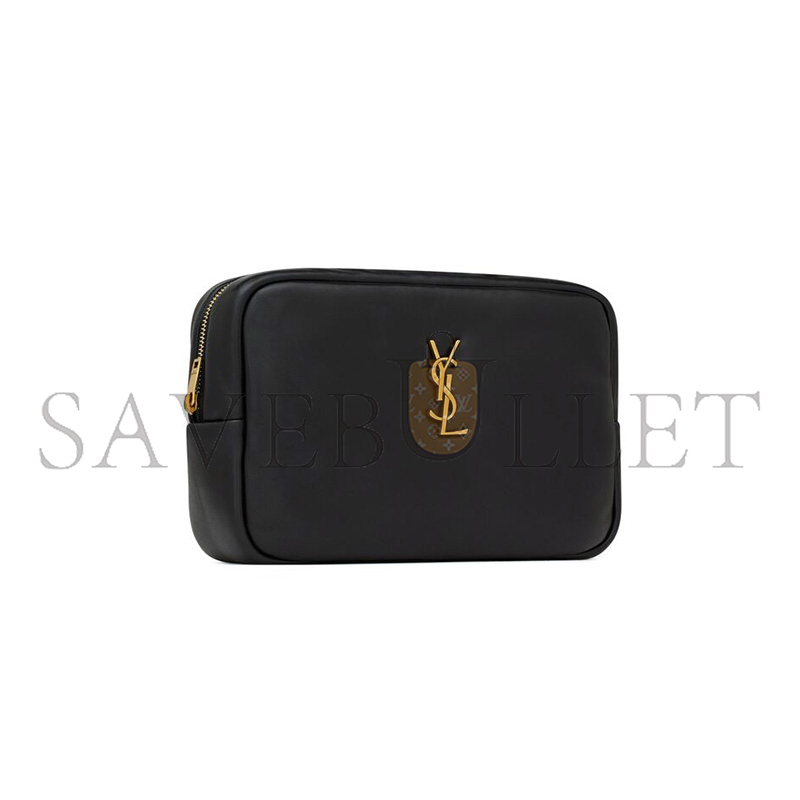 YSL CALYPSO COSMETIC POUCH IN LAMBSKIN 767101AACX71000 (21*14*6.5cm)