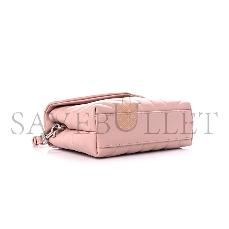 YSL TOY LOULOU LEATHER SHOULDER BAG 467072520041 (20*14*7cm)