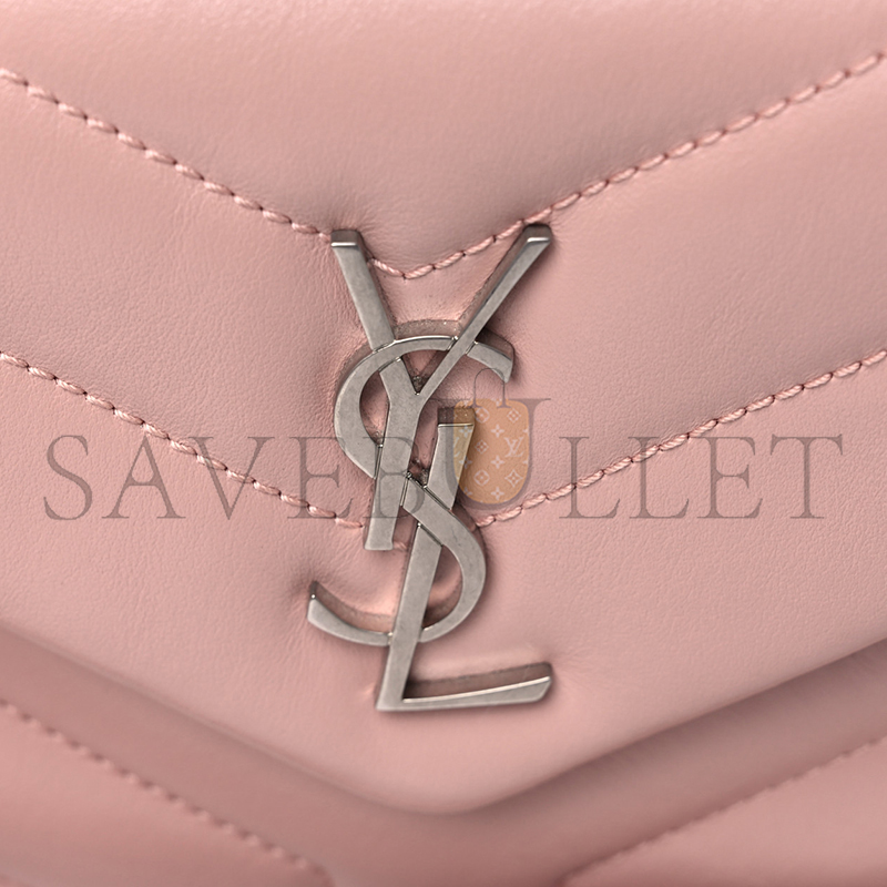 YSL TOY LOULOU LEATHER SHOULDER BAG 467072520041 (20*14*7cm)