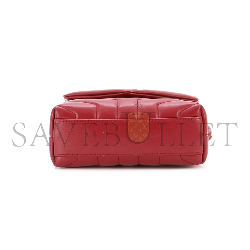 YSL TOY LOULOU LEATHER SHOULDER BAG 467072655329 (20*14*7cm)