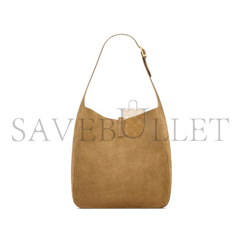 YSL LE 5 À 7 SUEDE HOBO BAG IN OLIVE 7538371U80W3194 (30*31*13cm)