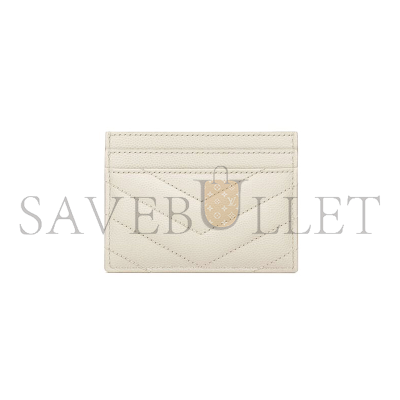 YSL CASSANDRE MATELASSÉ CARD CASE IN GRAIN DE POUDRE LEATHER 423291BOW019207 (10.5*7.5*0.5cm)