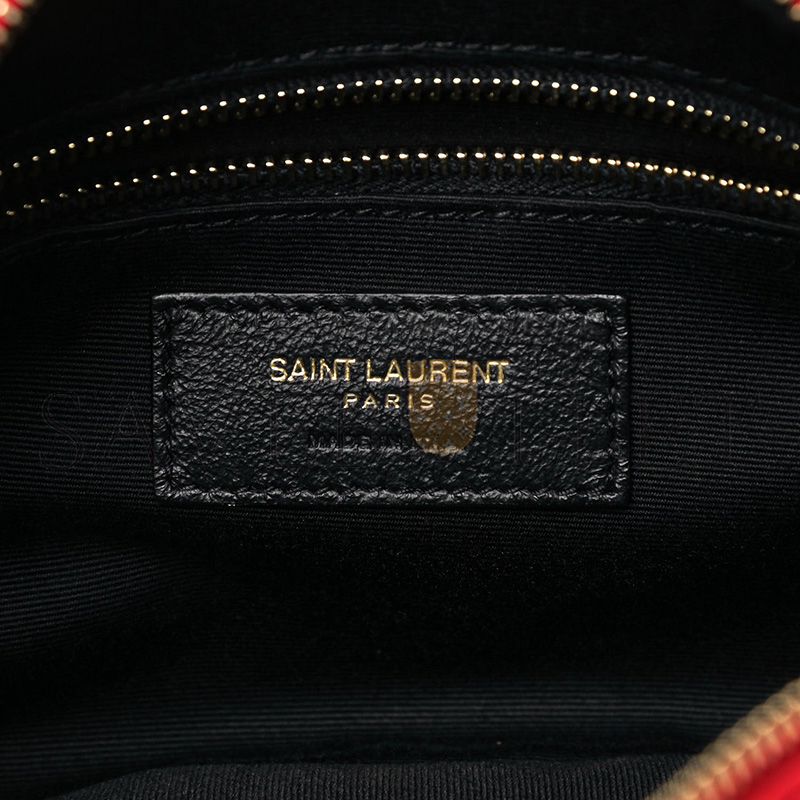 YSL VICTOIRE CAMERA BAG IN QUILTED LAMBSKIN 6489901EL076805 (14*21*6cm)