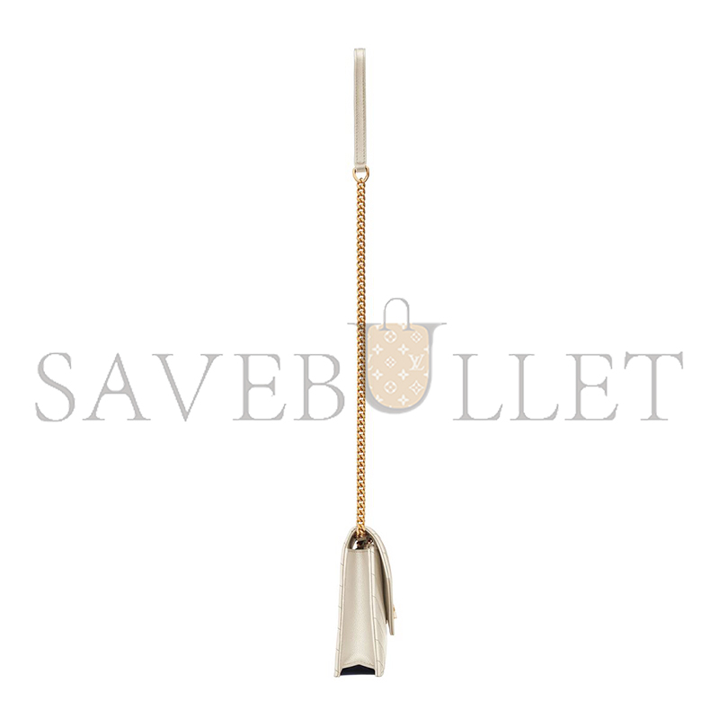 YSL CASSANDRE ENVELOPE CHAIN WALLET IN GRAIN DE POUDRE LEATHER 742920BOW019207 (19*12.5*3.5cm) YSL CASSANDRE ENVELOPE CHAIN WALLET IN GRAIN DE POUDRE LEATHER 742920BOW019207 (19*12.5*3.5cm)