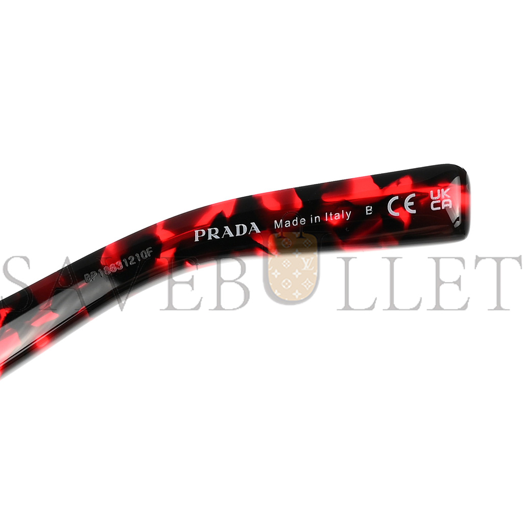 PRADA ACETATE SYMBOLE SUNGLASSES SPR 15Y SCARLET TORTOISE PRADA ACETATE SYMBOLE SUNGLASSES SPR 15Y SCARLET TORTOISE