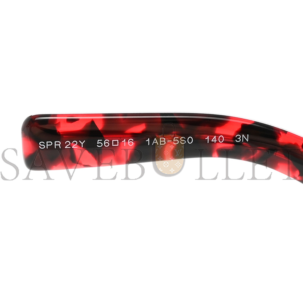PRADA ACETATE SYMBOLE SUNGLASSES SPR 15Y SCARLET TORTOISE PRADA ACETATE SYMBOLE SUNGLASSES SPR 15Y SCARLET TORTOISE
