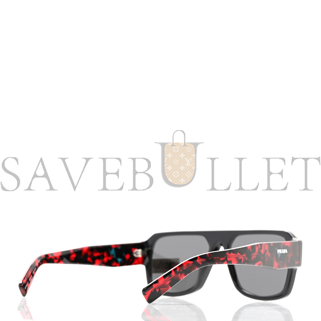 PRADA ACETATE SYMBOLE SUNGLASSES SPR 15Y SCARLET TORTOISE PRADA ACETATE SYMBOLE SUNGLASSES SPR 15Y SCARLET TORTOISE