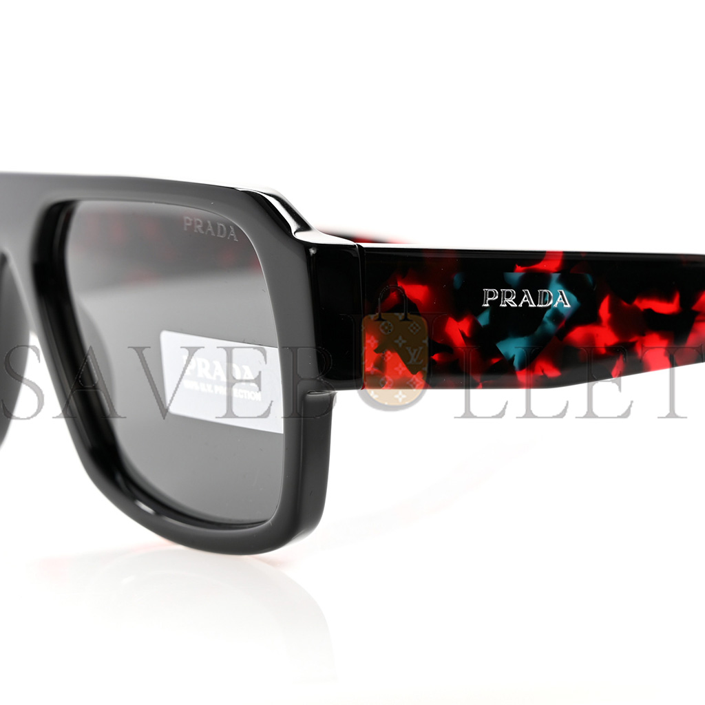 PRADA ACETATE SYMBOLE SUNGLASSES SPR 15Y SCARLET TORTOISE PRADA ACETATE SYMBOLE SUNGLASSES SPR 15Y SCARLET TORTOISE