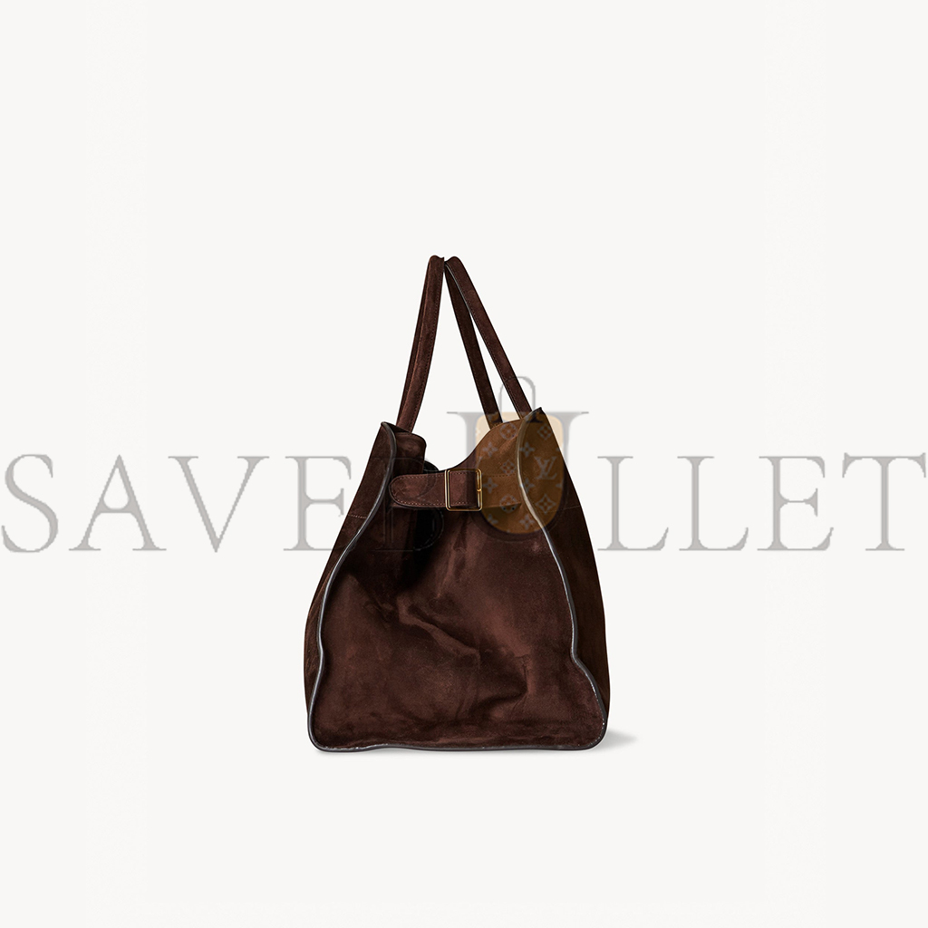 THE ROW SOFT MARGAUX 15 BAG IN SUEDE MOCHA W1255L25MOSHG (38*28*23cm) THE ROW SOFT MARGAUX 15 BAG IN SUEDE MOCHA W1255L25MOSHG (38*28*23cm)