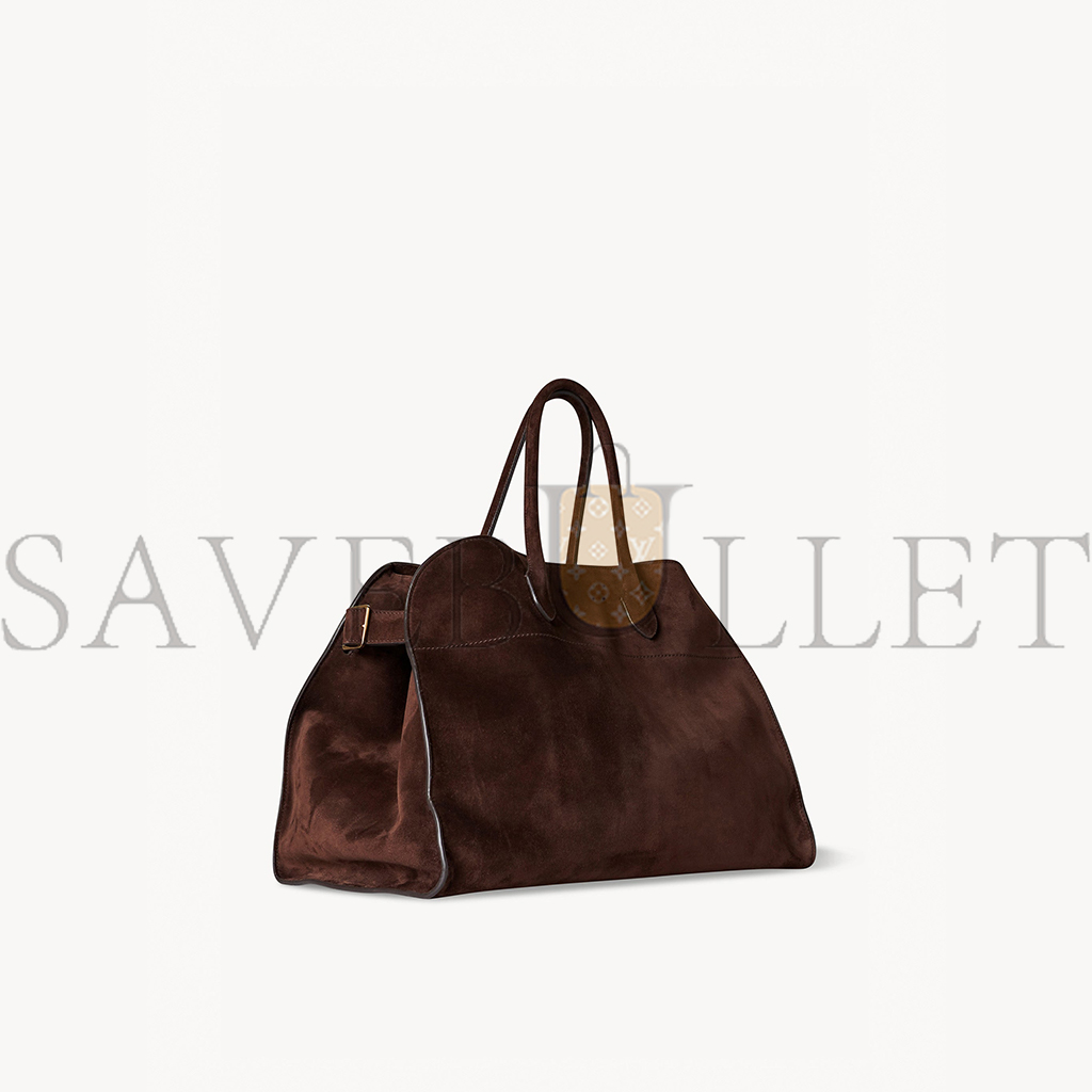 THE ROW SOFT MARGAUX 15 BAG IN SUEDE MOCHA W1255L25MOSHG (38*28*23cm) THE ROW SOFT MARGAUX 15 BAG IN SUEDE MOCHA W1255L25MOSHG (38*28*23cm)