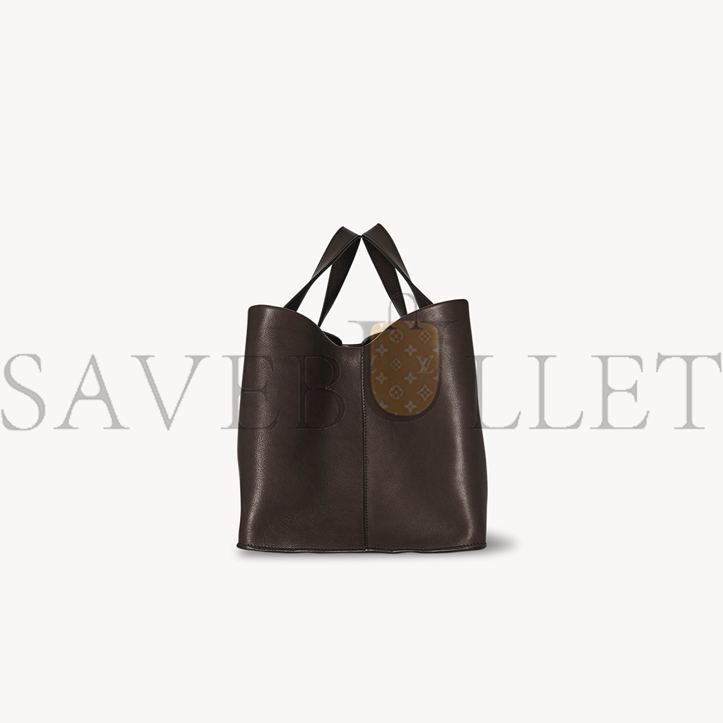 THE ROW IDAHO BAG IN LEATHER DARK BROWN W1593L72DBSHG (35*20*17cm) THE ROW IDAHO BAG IN LEATHER DARK BROWN W1593L72DBSHG (35*20*17cm)